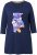 Ulla Popken Floral Motif 3/4 Sleeve Tunic Tee Ink Blue - Camisetas estampadas para mujer - 