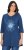 Ulla Popken Floral Print 3/4 Sleeve V-Neck Tee Mint Green - Camisetas estampadas para mujer - 