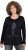 Ulla Popken Holiday Long Sleeve Graphic Tee Black - Camisetas estampadas para mujer - 