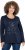 Ulla Popken Holiday Long Sleeve Graphic Tee Navy Blue - Camisetas estampadas para mujer - 