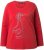 Ulla Popken Holiday Long Sleeve Graphic Tee Salsa Red - Camisetas estampadas para mujer - 