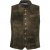 jP1880 Finest Goat Suede Traditional Vest Dark Brown - Trachten & Oktoberfest - Ropa Oktoberfest en tallas grandes (Trachten)