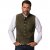 jP1880 Finest Goat Suede Traditional Vest Dark Brown - Trachten & Oktoberfest - Ropa Oktoberfest en tallas grandes (Trachten)