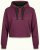Nora Mikken KAMILLA Cropped Hoodie Mauve Wine - ROPA DE MUJER XS-XXL - 