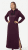 Nora Mikken MARI Maxi Hoodie Dress Mauve Wine - ROPA DE MUJER XS-XXL - 