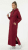 Nora Mikken MARTINA Maxi Hoodie Dress Burgundy - ROPA DE MUJER XS-XXL - 