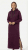 Nora Mikken MARTINA Maxi Hoodie Dress Mauve Wine - ROPA DE MUJER XS-XXL - 