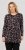 Scandinavian Caramel Flower Petals Tunic Copper and Blue - Camisetas estampadas para mujer - 