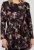 Scandinavian Caramel Flowers Tunic Red and Pink - Camisetas estampadas para mujer - 