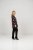 Scandinavian Caramel Flowers Tunic Red and Pink - Camisetas estampadas para mujer - 