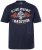 JP1880 T-Shirt Short Sleeve Chest Print Navy - Camisetas - Camisetas - 2XL-14XL