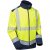 Leo Bowden Ecoviz Softshell Jacket Hi-Vis Yellow/Navy Print - Ropa de trabajo - Ropa de trabajo 3XL-6XL