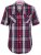 D555 Terell Shirt Navy/Red - Camisas - Camisas 2XL-10XL