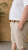 Kam Jeans 3402 Belted Dobby Weave Stretch Chino Shorts Beige - Pantalones cortos - Pantalones cortos W40-W60