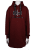 Nora Mikken KADRI WHITE Long Hoodie Burgundy - Sudaderas - 