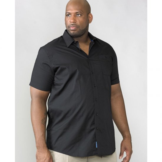 D555 Aeron Easy Iron-Shirt Black - Camisas - Camisas 2XL-10XL