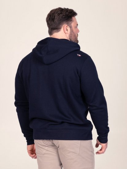 D555 Hector Adventurer Printed Zip Through Hoody Azul marino - Sudaderas - Sudaderas 2XL-12XL