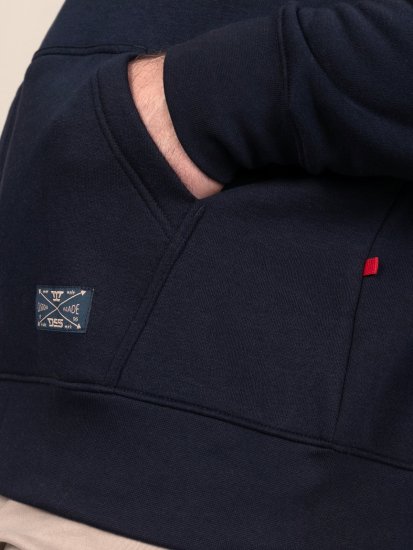D555 Hector Adventurer Printed Zip Through Hoody Azul marino - Sudaderas - Sudaderas 2XL-12XL