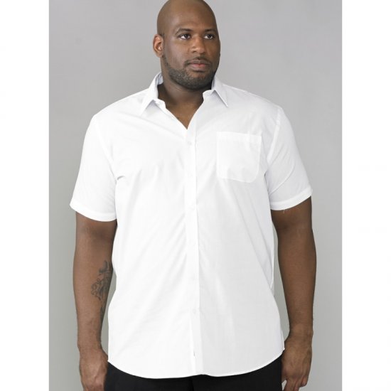 D555 Delmar Easy Iron-Shirt White - Camisas - Camisas 2XL-10XL