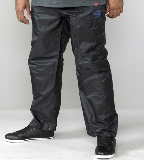 D555 Elba "Packaway" Rain Pants Black - Ropa deportiva - Ropa Deportiva 2XL-10XL