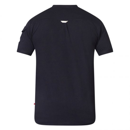 D555 Archer Collarless Shirt Black - Camisas - Camisas 2XL-10XL