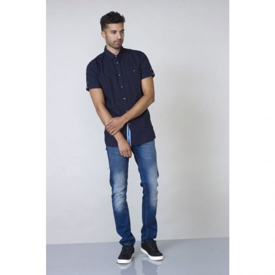 D555 Kurt Printed Short Sleeve Shirt - Camisas - Camisas 2XL-10XL