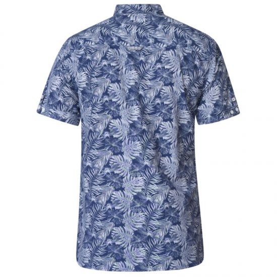 D555 Sheldon Hawaii Shirt Navy - Camisas - Camisas 2XL-10XL