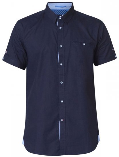 D555 Tim Short Sleeve Shirt Navy - Camisas - Camisas 2XL-10XL