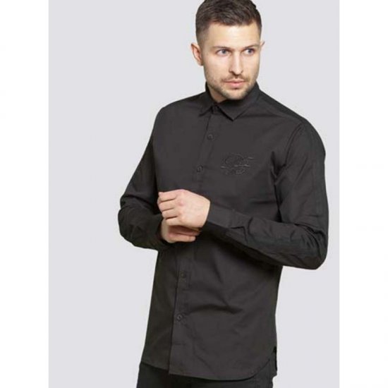 D555 Michael Couture Stretch Shirt Black - Camisas - Camisas 2XL-10XL