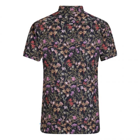 D555 Emmet Floral Shirt Black - Camisas - Camisas 2XL-10XL