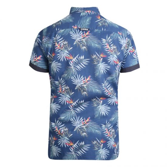 D555 Reuben Hawaii Shirt Navy - Camisas - Camisas 2XL-10XL