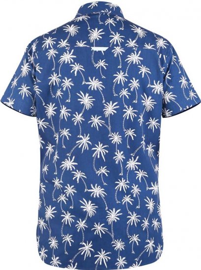 D555 BURLEY Palm Tree Print Shirt - Camisas - Camisas 2XL-10XL