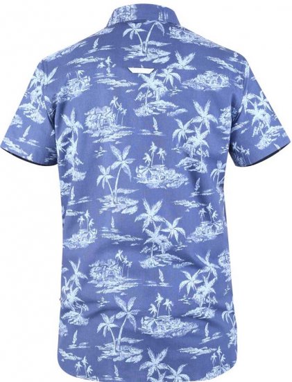 D555 WHITSBURY Hawaiian Print Shirt - Camisas - Camisas 2XL-10XL