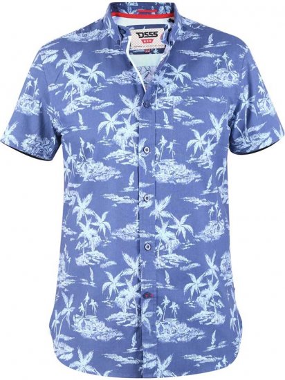 D555 WHITSBURY Hawaiian Print Shirt - Camisas - Camisas 2XL-10XL