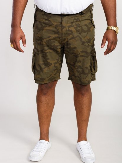 D555 Woobridge Camo Cotton Cargo Shorts - Pantalones cortos - Pantalones cortos W40-W60