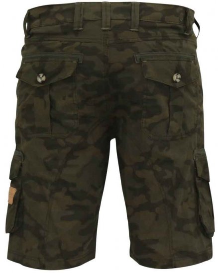 D555 Woobridge Camo Cotton Cargo Shorts - Pantalones cortos - Pantalones cortos W40-W60