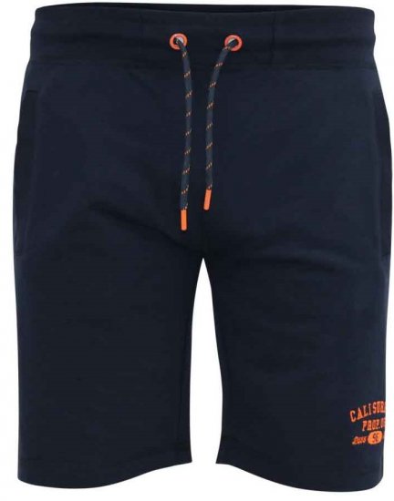 D555 Sutton Elasticated Waist Shorts With Embroidery Navy - Pantalones y cortos de chándal - Pantalones y Pantalones cortos de chándal - 2XL-12XL