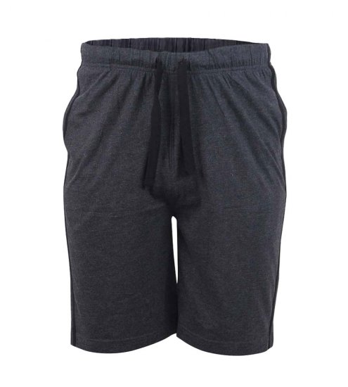 D555 Ryan Jersey Shorts 2-pack Black/Charcoal - Pantalones y cortos de chándal - Pantalones y Pantalones cortos de chándal - 2XL-12XL