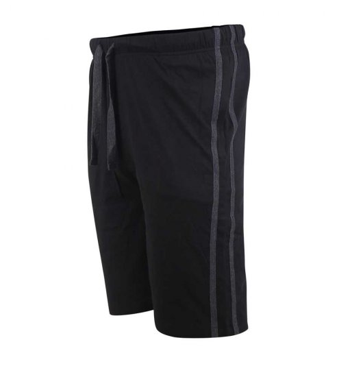 D555 Ryan Jersey Shorts 2-pack Black/Charcoal - Pantalones y cortos de chándal - Pantalones y Pantalones cortos de chándal - 2XL-12XL