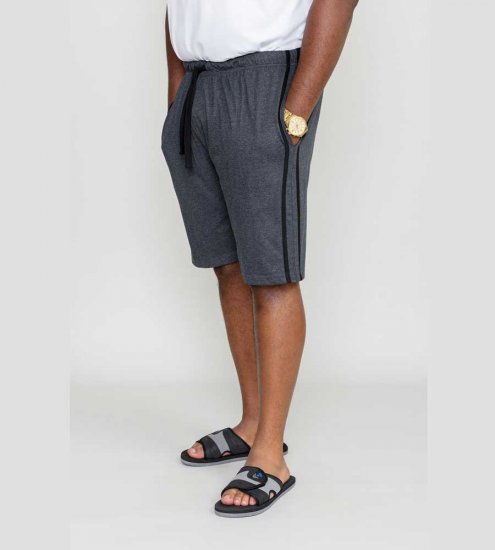 D555 Ryan Jersey Shorts 2-pack Black/Charcoal - Pantalones y cortos de chándal - Pantalones y Pantalones cortos de chándal - 2XL-12XL