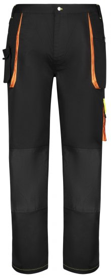 Adamo 109110 Pantalones de Trabajo Negro - Ropa de trabajo - Ropa de trabajo 3XL-6XL