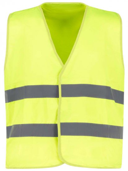Adamo 109140 Chaleco de Alta Visibilidad Amarillo - Ropa de trabajo - Ropa de trabajo 3XL-6XL