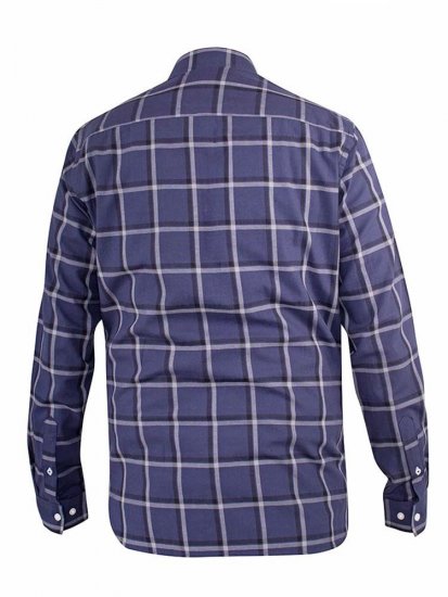 D555 Townsville Check Button Down Collar Shirt Navy - Camisas - Camisas 2XL-10XL