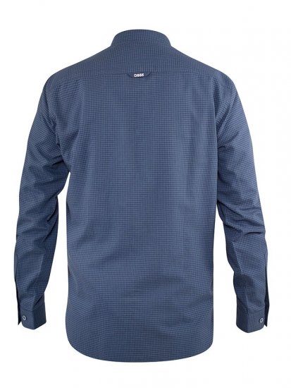 D555 Melbourne Gingham Check Long Sleeve Button Down Shirt - Camisas - Camisas 2XL-10XL