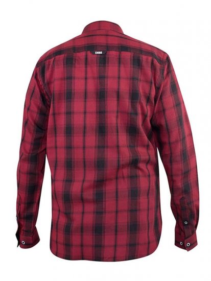 D555 Benalla Check Long Sleeve Button Down Shirt - Camisas - Camisas 2XL-10XL