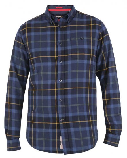 D555 Helston LS Flannel Shirt - Camisas - Camisas 2XL-10XL