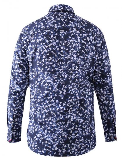 D555 Harrow AOP Shirt Blue - Camisas - Camisas 2XL-10XL