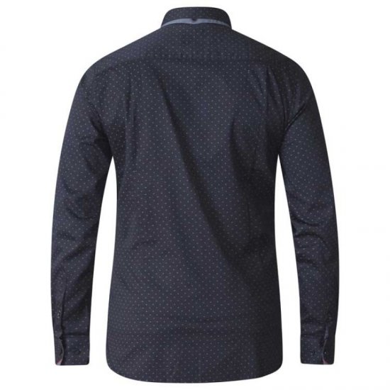 D555 Jahine Long Sleeve Printed Shirt Black - Camisas - Camisas 2XL-10XL