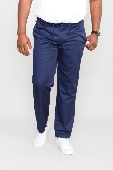 D555 Basilio Pants with elasticated waist Navy - Vaqueros & pantalones - Vaqueros y Pantalones - W40-W70