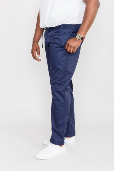 D555 Basilio Pants with elasticated waist Navy - Vaqueros & pantalones - Vaqueros y Pantalones - W40-W70